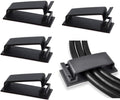 SOULWIT 50Pcs Self Adhesive Cable Management Clips - Black