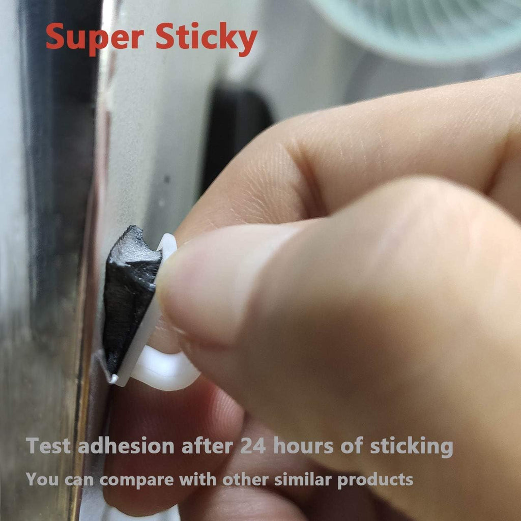 40Pack Adhesive Cable Clips, Wire Holders for Desk Wall Car, Black