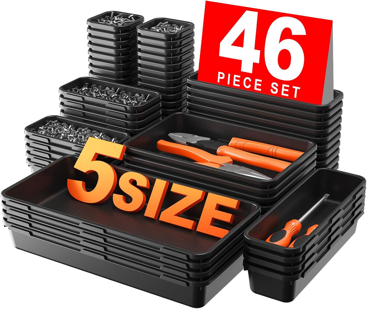 A-LuGei 【 】 Tool Box Organizer Tray Divider Set Drawer Organizer