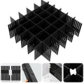 Blosssound 15 Pcs 5.12 Tall Drawer Divider Adjustable Drawer Organizer,Grey