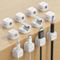 JOYROOM 9 Pack Magnetic Cable Clips, Cord Organizer Adhesive Wire Holder