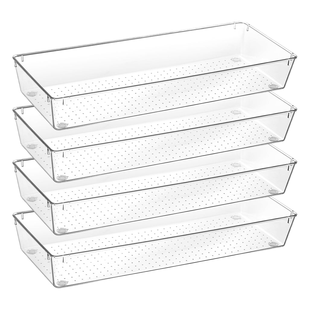 Vtopmart Expandable Silverware Organizer, Kitchen Drawer Tray, 6-9 Slots