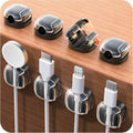 8 Pack Cable Clips, Cord Organizer, Cute Spring Cord Holder